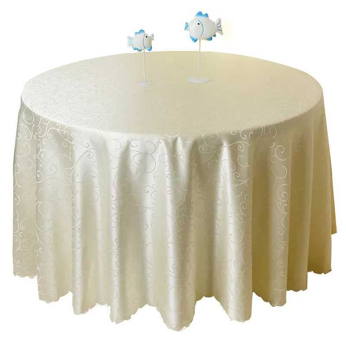 Fata (fete) de masa, rotunda, pentru sala de nunta, restaurant, cort