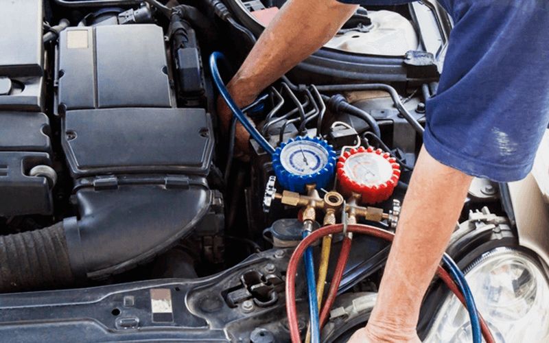 Заправка авто кондер