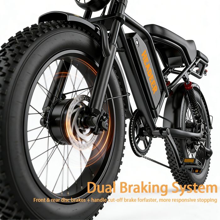 НОВ! Електрически мотоциклет  BK20 (1000W, 48V 20Ah,50km/h)