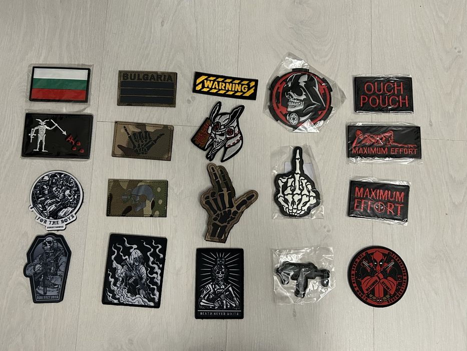 Пачове влкро нашивки