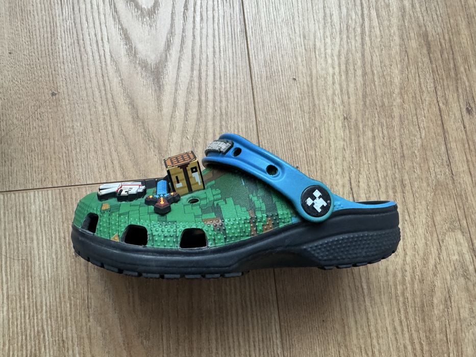 Чехли детски Crocs Minecraft оригинални запазени размер 29-30