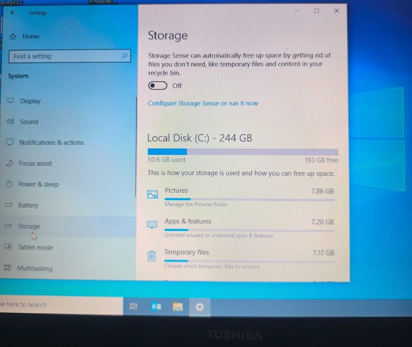Laptop  Toshiba Satellite L300 -2C4, functional