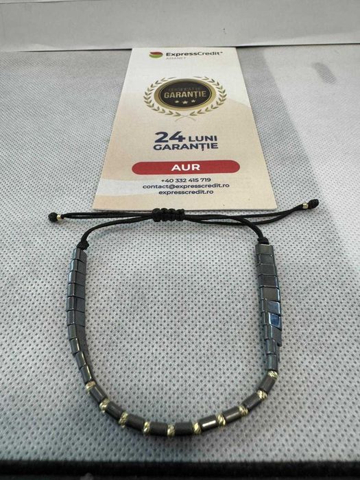 (Ag41) Bratara aur, 14K B5825 - Certificat de garanție!