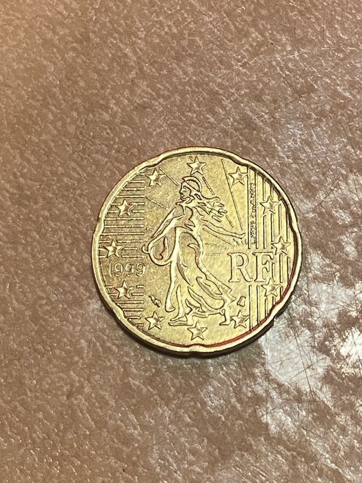 Френска монета от 1999г