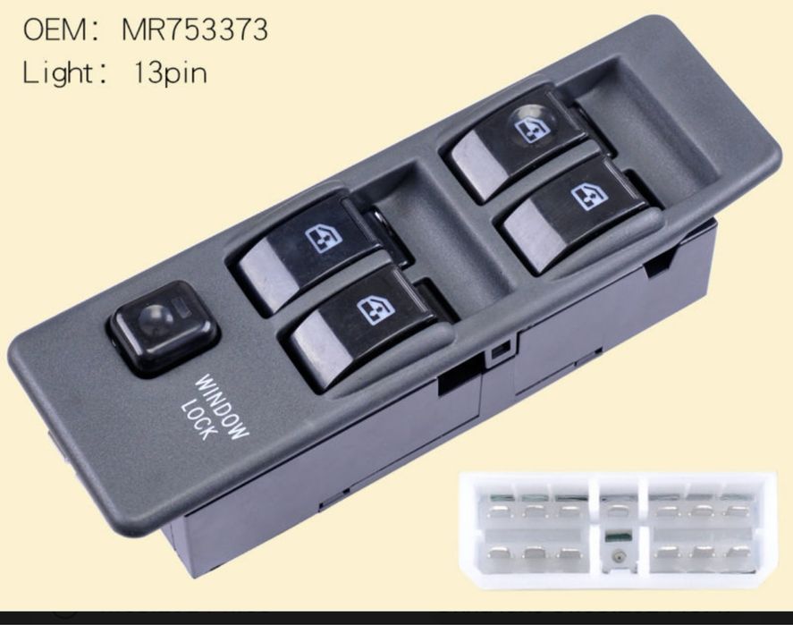 Паджеро 2   Кнопка стеклоподьемников