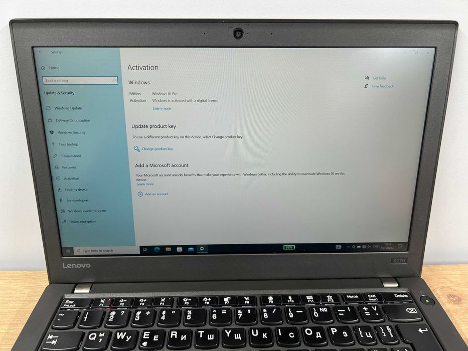 Промо цена Лаптоп Lenovo x270/Intel Core i5/8GB RAM/512GB SSD гр. София ...