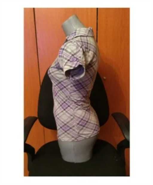 Bluza /Tricou gri cu guler deschis, dama, Jane Norman UK