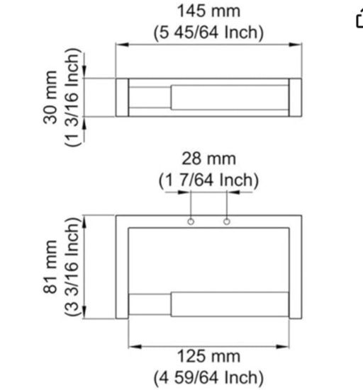 Suport rola hartie igenica premium Indi