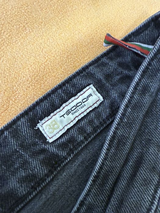 Мъжки черни дънки teodor