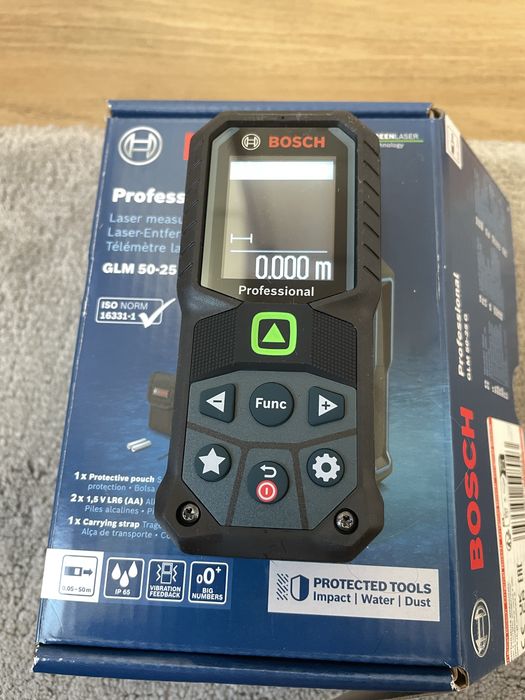 лазерна ролетка бош(makita,milwaukee,hilti)bosch GLM 50-25 G