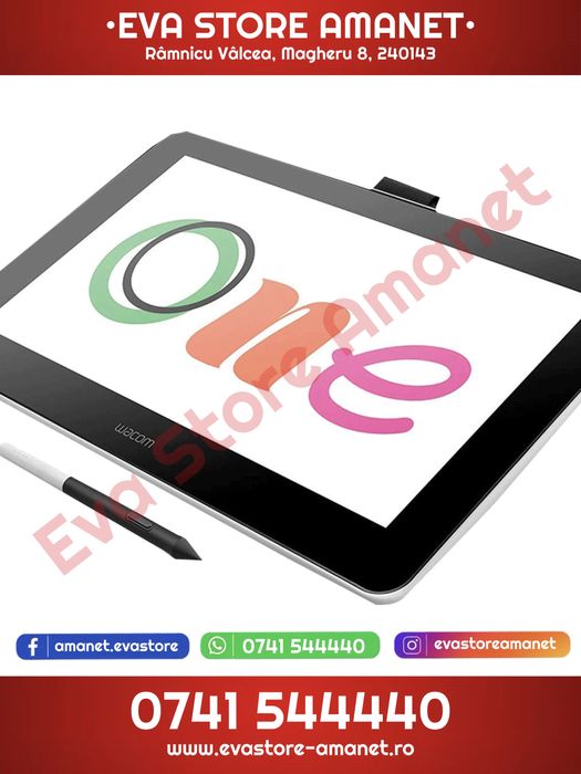 Tableta Grafica 13.3” WACOM One Creative Pen Display MacOS Win Android