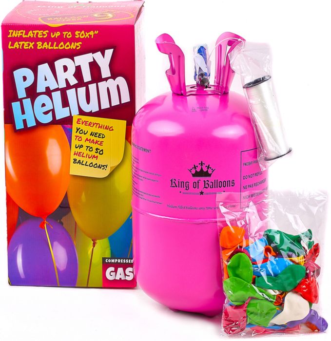 Set complet 20 baloane heliu butelie sigilata cu transport urgent30min