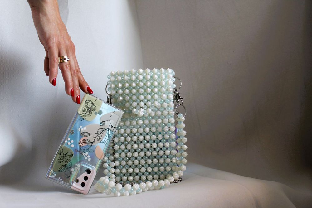 Handmade, чанта от мъниста