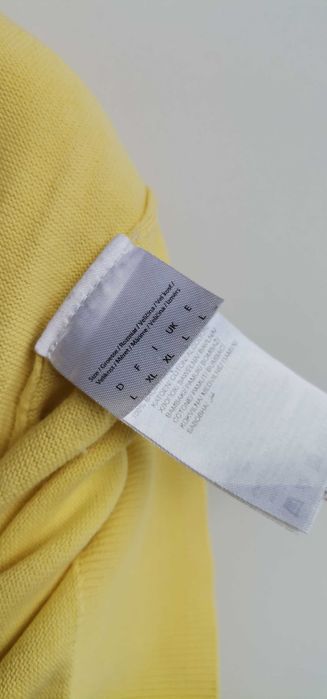 Pulover bărbați Christian Berg mărimea L 100%bumbac galben lemon