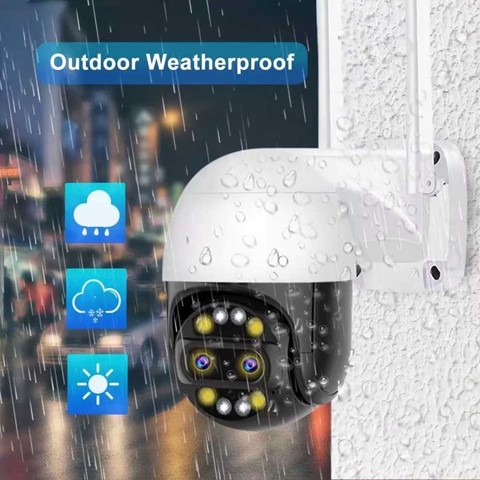 Zoom 8x hybrid camera IP supraveghere exterior wifi icsee