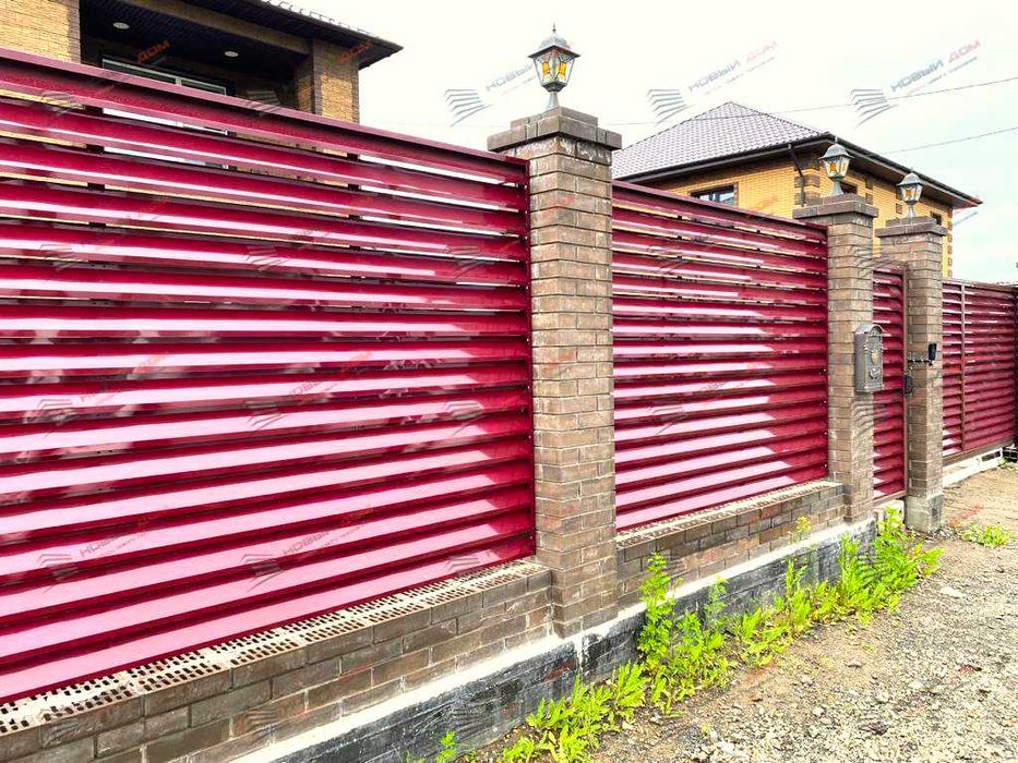 Забор жалюзи еврозабор