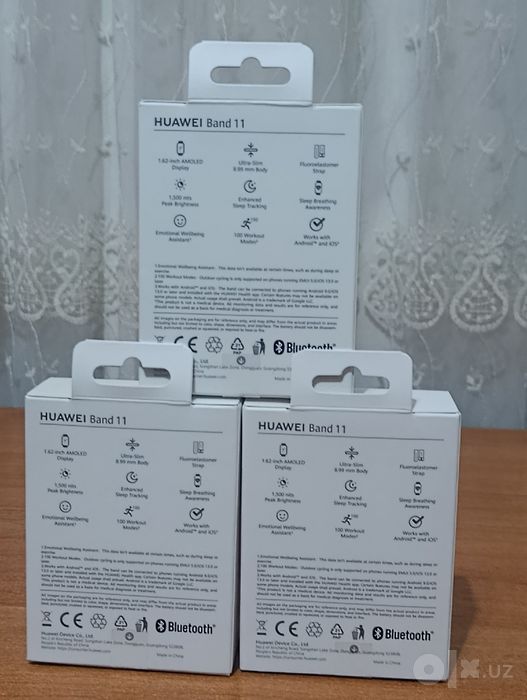 Новые фитнес браслеты Huawei band 11.