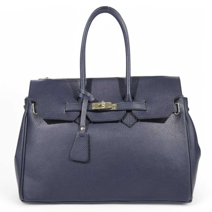 Италианска дамска чанта от естествена кожа