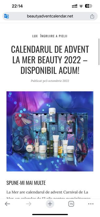 Advent calendar LA MER