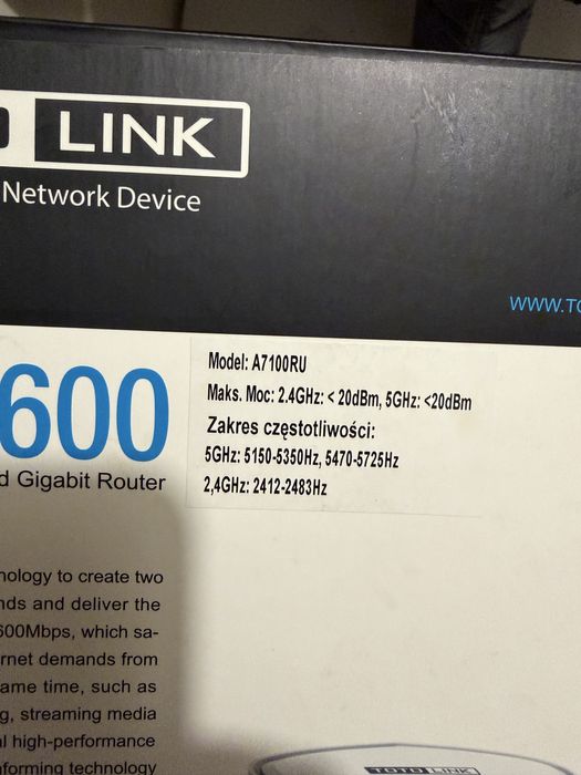 Router wifi TP link A7100RU