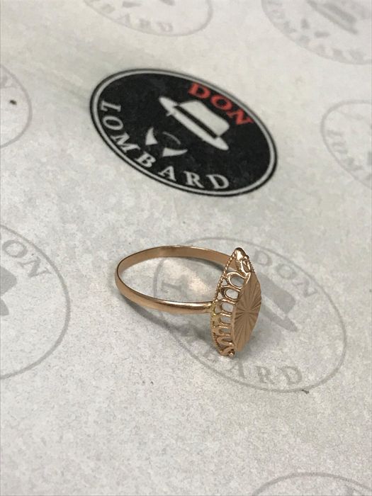 Золотое кольцо (красное) 585 проба