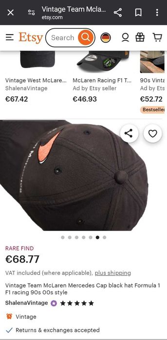 Șapca Team Mc Laren Mercedes