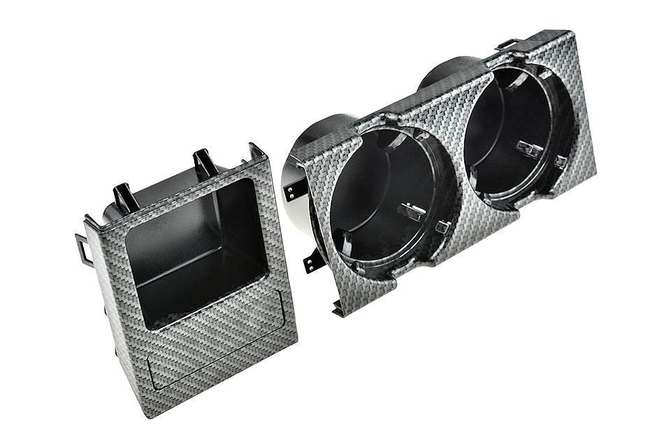 Suport pahar Bmw Seria 3 E46 1998-2004, Carbon, NTY EZC-BM-086