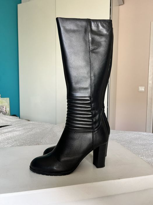 Дамски ботуши от естествена кожа