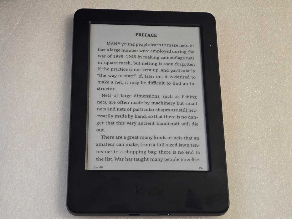 E-book reader Kindle Gen.7 4GB Wi-Fi Ecran 6 Inch E-Ink Pearl Touchscreen 167 PPI Negru