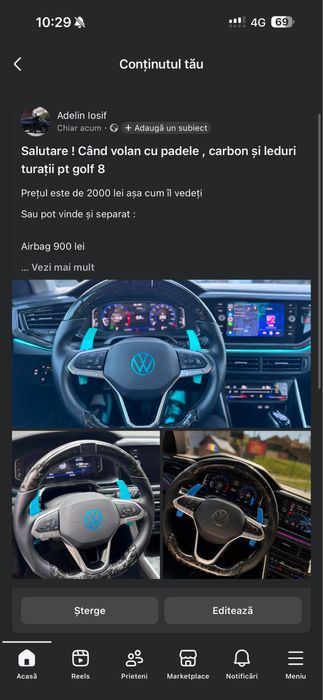 Volan custom golf 8