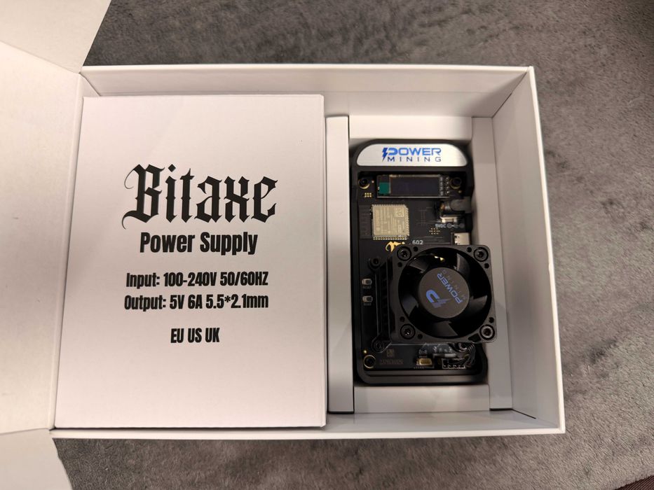 Bitaxe Gamma (BM1370) – Miner Bitcoin Solo ASIC / Lottery Mining (PowerMining)
