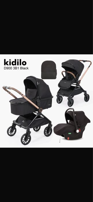 Коляаска Kidilo D 900 D 900 3в1 D 900 2в1
