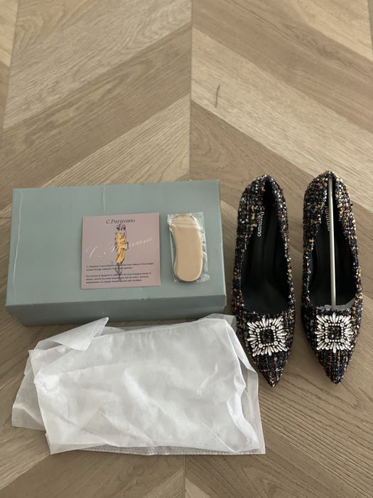 Pantofi eleganti C Paravano marimea 40 RRP €131