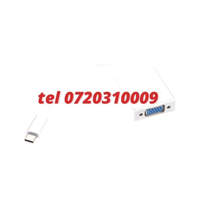 Convertor Usbc La Vga Hdtv Mac