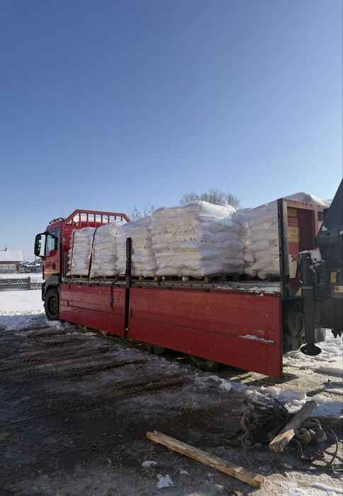 Clorura de calciu 94-97% granule, palet/ tona pe stoc