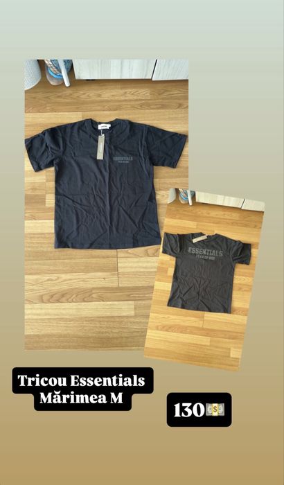 Tricou essentials pret foarte bun!