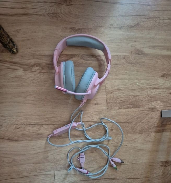 Set Marvo Scorpion CM418 roz – căști roz nou