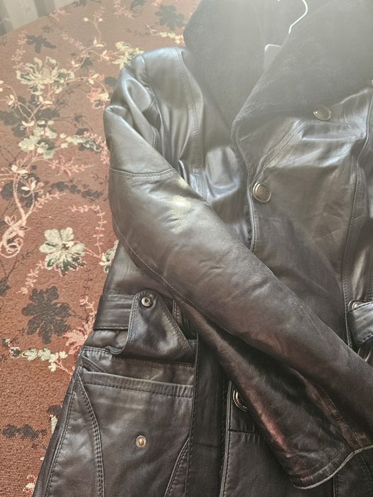 Продам кожаную дублёнку