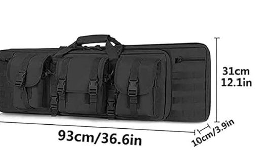 Geantă transport/depozitare arme, tir cu arma, airsoft, pescuit, hobby