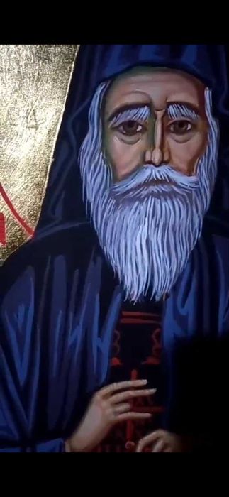 Sfântul Dionisie Vatopedinul de la Colciu icoana pictata A4 și A5