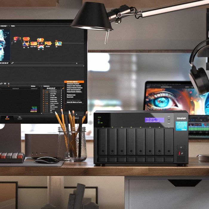 NAS QNAP TVS-h874 Intel Core i5 12400 32G 10Gbps+2.5Gbps 4xNVMe 8xBay