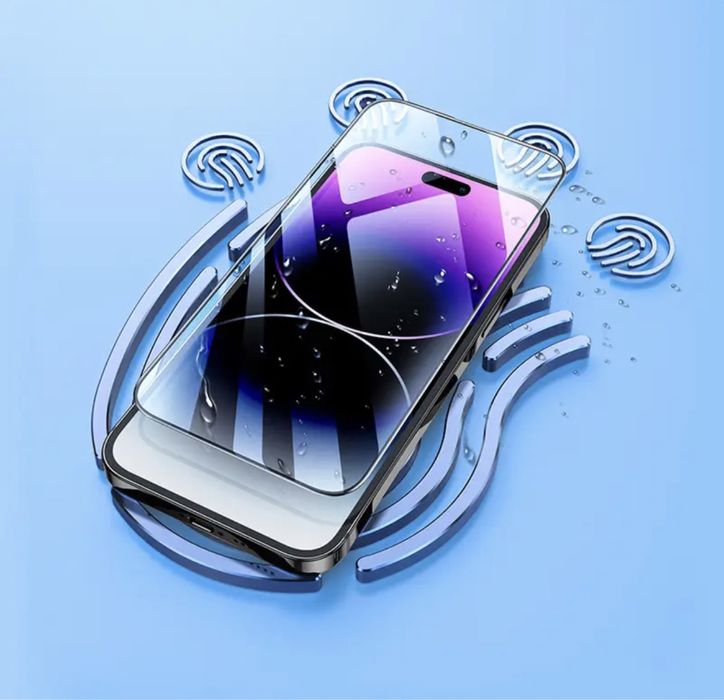 Folie sticla 20D FULL GLUE pt iPhone 15 , 15 Pro , 15 Plus, 15 Pro Max