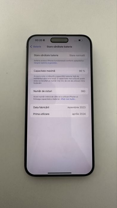 15 pro max 1tb 12 luni garantie