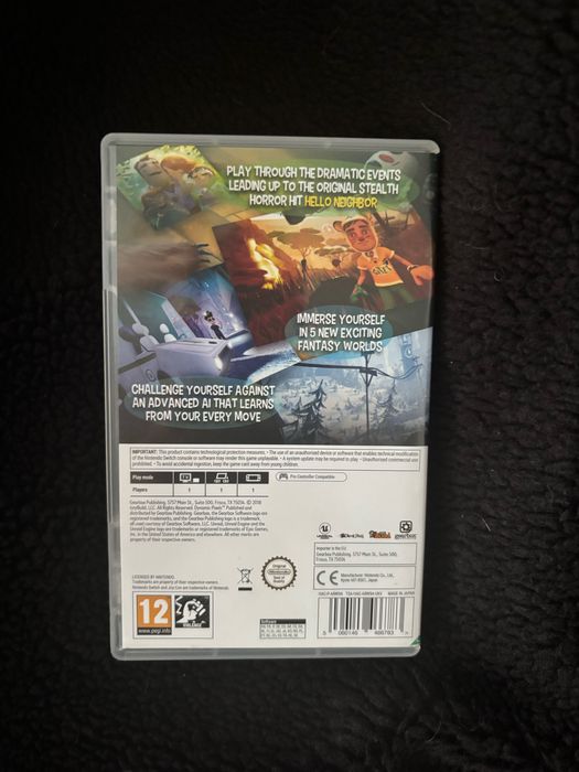 Hello Neighbor Hide & Seek картридж на Nintendo Switch