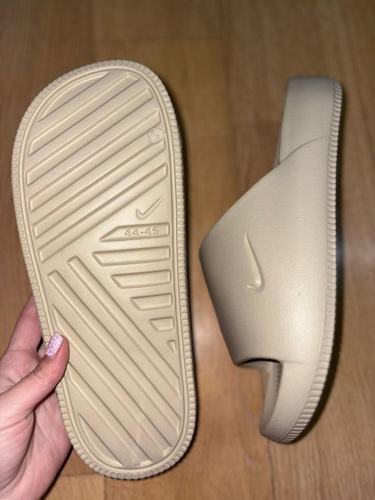 Papuci Nike 44-45 Noi Bej Crem