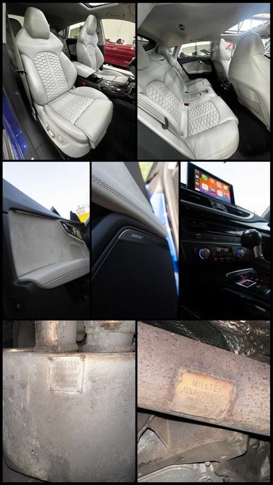 Audi RS7 - 4.0TFSI - Evacuare Milltek - Full Carbon - Piele Alba