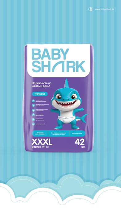 Продам трусики baby shark