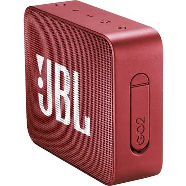 Sigilat Boxa portabila JBL Go2, IPX7, rosu ideal cadou