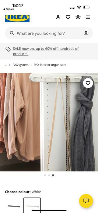 Suport Pax Ikea complement, suport  curele, cravate