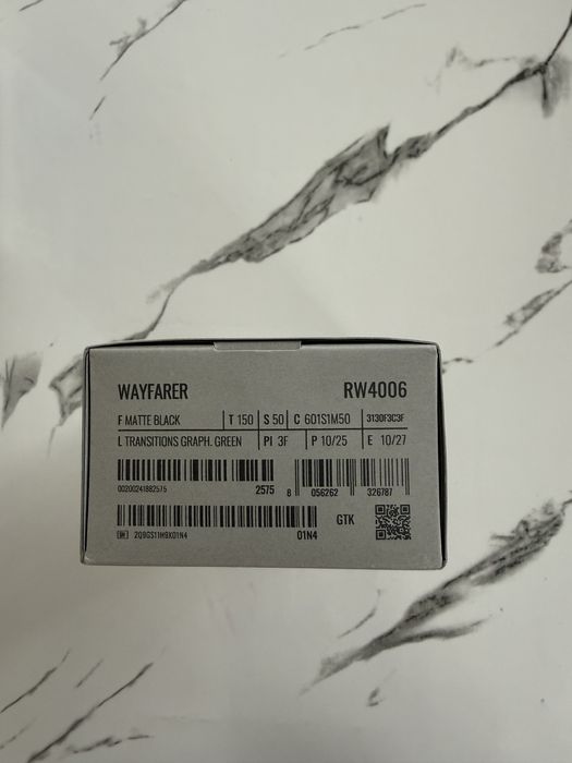 Meta RayBan Wayfarer (хамелеон)